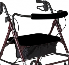 Unisex Rollator Walker Seat and Backrest Rollbar Covers Universal Soft R... - £18.87 GBP