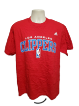 Adidas NBA Los Angeles Clippers Adult Large Red TShirt - £15.70 GBP