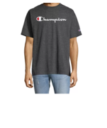 Champion Granite Heather Adult Men Short Sleeve T-Shirt size Large - $265.99 MXN