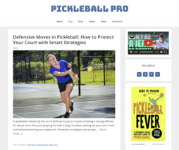 [NEW DESIGN] * Pickleball Website * Premade Website Affiliate Blog AUTO ... - £71.32 GBP