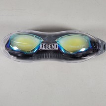 Aegend Swimming Goggles Adult Black Adjustable With Case Unused - £8.70 GBP