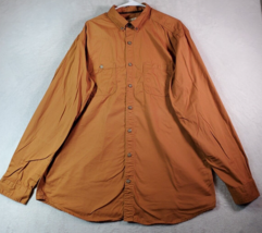 Territory Ahead Shirt Mens Tall XL Caramel Long Sleeve Collared Button Down EUC - $24.41