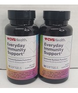 (2)CVS Health Everyday Immunity Support 60 Softgels Immune System Function  - $13.80