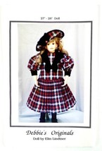 Vintage Doll Size Tracing Pattern Victorian Sailor Outfit Debbie&#39;s Originals - £6.86 GBP