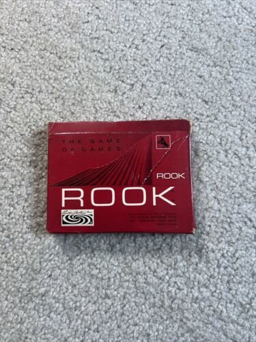 VINTAGE 1968 PARKER BROS "ROOK" CARD GAME RED COMPLETE IOB - $11.88