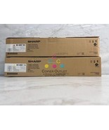 2 New Genuine Sharp MX-7081,MX-8081 Mag &amp; Yellow Toners MX-80NT-MA, MX-8... - $7,945.42 MXN