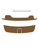 1998 Sea Ray Sundancer 450 DA Swim Platform Boat EVA Faux Floor Pad Mat ... - $987.48 CAD
