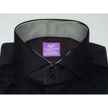 Men Shirt J.Valintin Turkey Usa Egyptian Cotton Axxess Style 6001 black image 5