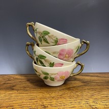 4 Franciscan Desert Rose Coffee Teacups Cup USA Vintage - £15.99 GBP