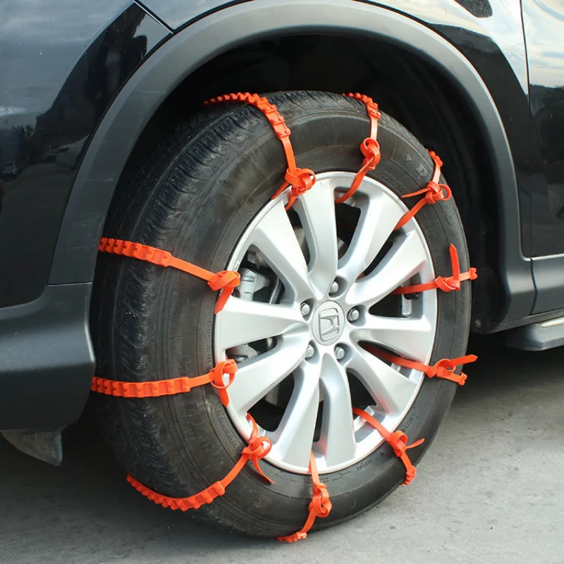 Winter Tire Chains for Car - Durable Anti-Skid Snow Chains for Outdoor Emergen - £9.56 GBP