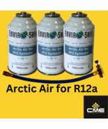 Envirosafe Arctic 12 Air, Refrigerant Coolant Arctic, 3 cans &amp; Gauge - £41.16 GBP