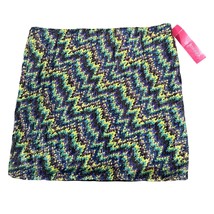 NEW Xhilaration Mini Skirt Large Sequins Multicolor Purple Yellow Party Cocktail - £10.47 GBP