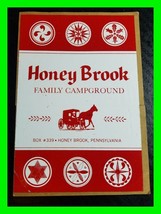 Original Vintage Genuine Camping Decal Honey Brook Campground Honey Brook, Penn. - £12.01 GBP