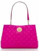 Kate Spade New York Astor Court Elena Shoulder Bag Purse In Hot Fushia Pink $458 - £276.78 GBP