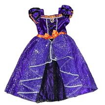 Disney Minnie Mouse Witch Girls Purple Halloween Costume Dress 9/10 NWT - $53.61 CAD