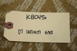 2003-2007 INFINITI G35 COUPE LEFT DRIVER WINDOW DOOR SWITCH K8045 image 8