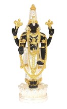24K Gold &amp; 999.9 Silver Plated Action Tirupati Balaji Idol - £37.53 GBP