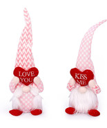 2 Pack Gnome Plush  Decorations Love You Kiss Me Mr and Mrs Lovers Anniv... - £14.79 GBP