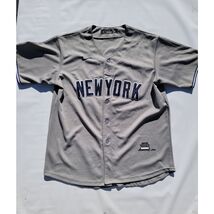Aaron Judge #99 Stitched Mens Large Gray Away New York Yankees Jersey Si... - $45.97
