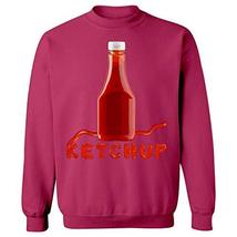 Ketchup Condiment Easy Halloween Costume Tshirt Set - Sweatshirt - £44.05 GBP