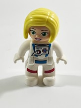 Lego Duplo - Rare Woman Female Girl Astronaut Figure Piece - $4.94