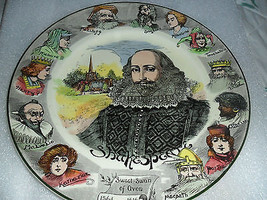 Royal Doulton William Shakespeare Portrait Plate[*RD43] - £54.38 GBP