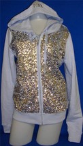 Victoria Secret PINK Lavender Full Zip Sequined Hoodie Size XS NEW  Sold Out - £39.40 GBP