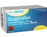 Valuhealth Ibuprofen, 30-ct. Packs - £5.45 GBP
