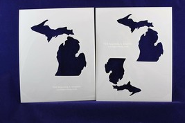 State of Michigan 2pc Stencil Mylar 14 Mil- 4&quot;, 5&quot;, 6&quot; Paint /Crafts/ Template - £19.62 GBP