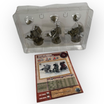 Dust Tactics Miniatures Steel Guards NCO Command Squad &quot;Heavy Red Command&quot; - £24.10 GBP