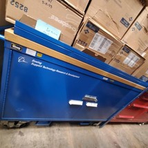 Vidmar Double Wide Shelf Cabinet Garage Storage Blue (14) - £856.34 GBP