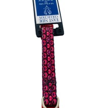 East Side Collection Full Of Heart Dog Collar Red 5/8&quot; Adjusts 10-16&quot; - £7.90 GBP