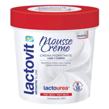 Lactovit Mousse Creme Dry To Very Dry Face &amp; Body 24 Hour Moisturizer Cream - $17.99