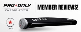 Golf Pride Pro Only Putter Grips .580 Standard 72cc Green Star / Free Ma... - $29.65