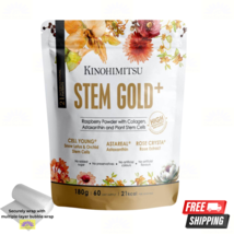 1 X Kinohimitsu Stem Gold+ Skin Beauty 180g (60 Days Supply) - £72.93 GBP