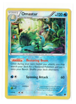 Pokémon TCG: Omastar 18/124 - Reverse Holo - XY Fates Collide Rare Card ... - $2.49