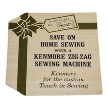 Vintage 1969 Sears gift Kenmore Sewing Machine booklet Automatic Zig-zag needles - £10.95 GBP