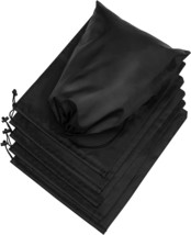 Nylon Cinch And Ditty Stuff Pouch With Toggle (12 X 16-6 Pack),, Black. - £25.15 GBP