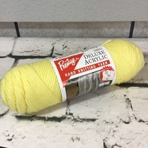 Vintage Prestige Hand Knitting Yarn 4 Ply Deluxe Acrylic In Pastel Yellow - £6.26 GBP