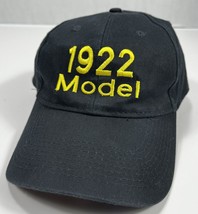 Port &amp; Company 1922 Model Baseball Hat Cap Strapback Black 100% Cotton - $10.99