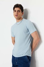 Dirty Blue Men&#39;s Basic Regular/Normal Fit Crew Neck Short Sleeved T-Shir... - $15.00