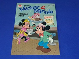 Mickey &amp; Minnie Mouse Coloring Book Disney 1977 Whitman [NEW &amp; UNUSED] - £13.75 GBP