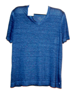 120% Lino Blue Italy Design 100% Linen Men&#39;s T- Shirt Shirt Size 4XL - £80.29 GBP