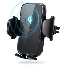 Wireless Car Charger Mount Fast Charging Auto Clamping Mount - £16.13 GBP