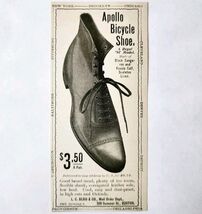 Bliss Apollo Bicycle Shoes 1897 Advertisement Victorian Fashion ADBN1A8 - $14.01 CAD
