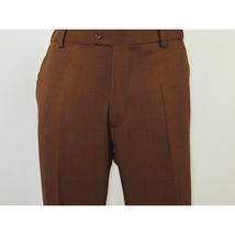Men Silversilk 2pc Walking Leisure Matching Suit Italian Woven Knits 71003 Brown image 11