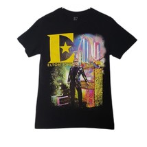 ELTON JOHN Farewell Yellow Brick Road 2018 Black T Shirt Size Small - £19.78 GBP