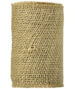 Burlap Ribbon Natural Sewn Edge 6 Inches X 5 Yards - $625.00 MXN