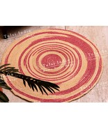 jute round rug, home decor round rug, jute rug, living room rug, kitchen... - €83,14 EUR