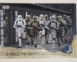 Rogue One Trading Card Star Wars #62 A Call To Action - $1.97